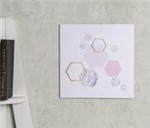 Ficha técnica e caractérísticas do produto Placa Decorativa Marmore Abstract 29x29cm