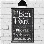 Ficha técnica e caractérísticas do produto Placa Decorativa MDF Beer Point - Quartinhos