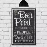Ficha técnica e caractérísticas do produto Placa Decorativa MDF Beer Point 30x40