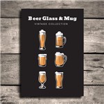Ficha técnica e caractérísticas do produto Placa Decorativa MDF Cerveja Glass Mug - Quartinhos