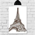 Placa Decorativa MDF Torre Eiffel Paris