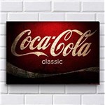Ficha técnica e caractérísticas do produto Placa Decorativa - Modelo P133 - Coca-Cola 30X20Cm em Mdf