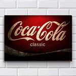 Ficha técnica e caractérísticas do produto Placa Decorativa - Modelo P133 - Coca-Cola 30X20Cm Em Mdf