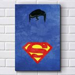 Ficha técnica e caractérísticas do produto Placa Decorativa - Modelo P31 - Superman - Super Homem 30X20Cm Em Mdf