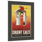 Ficha técnica e caractérísticas do produto Placa decorativa Orient Calls 28x40cm