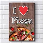 Ficha técnica e caractérísticas do produto Placa Decorativa - Pizza - Pizzaria - P595 30X20Cm em Mdf