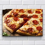 Ficha técnica e caractérísticas do produto Placa Decorativa - Pizza - Pizzaria - P598 30X20Cm Em Mdf