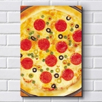 Ficha técnica e caractérísticas do produto Placa Decorativa - Pizza - Pizzaria - P599 30X20Cm Em Mdf