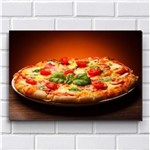 Ficha técnica e caractérísticas do produto Placa Decorativa - Pizza - Pizzaria - P632 30X20Cm em Mdf
