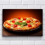 Ficha técnica e caractérísticas do produto Placa Decorativa - Pizza - Pizzaria - P632 30X20Cm Em Mdf