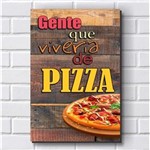 Ficha técnica e caractérísticas do produto Placa Decorativa - Pizza - Pizzaria - P631 30X20Cm em Mdf