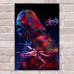 Ficha técnica e caractérísticas do produto Placa Decorativa Pop Art 34 Star Wars