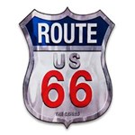 Ficha técnica e caractérísticas do produto Placa Decorativa - Route 66