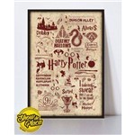 Ficha técnica e caractérísticas do produto Placa Harry Potter - T1004