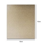 Ficha técnica e caractérísticas do produto Placa Lisa de Madeira Crua MDF - Tamanho: 10 X 15 Cm