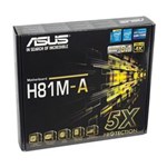 Ficha técnica e caractérísticas do produto Placa Mãe Asus H81M-A LGA 1150 DDR3