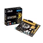 Ficha técnica e caractérísticas do produto Placa Mãe Asus H81M-CS/BR LGA 1150 USB3.0 VGA DDR3 SATA3 UATX