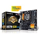 Ficha técnica e caractérísticas do produto Placa Mãe Lga 1150 Intel Serie 9 Gigabyte Ga-H97M-D3H Matx Ddr3 1600Mhz Chipset H97 Raid Crossfire 4K Hdmi