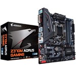 Ficha técnica e caractérísticas do produto Placa-Mãe Z370M Aorus Gaming, Intel LGA 1151, MATX, DDR4 - Gigabyte