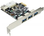 Ficha técnica e caractérísticas do produto Placa PCI Express USB 3.0 com 3 Portas Frontais + 1 Porta Traseira Multilaser - GA130