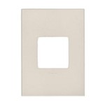 Ficha técnica e caractérísticas do produto Placa 2 Postos 4X2 Quadrados Pearl Aluminio-Arteor, Ref. 583760B