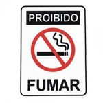 Ficha técnica e caractérísticas do produto Placa Sinalizadora - Proibido Fumar - 15x20