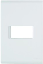 Ficha técnica e caractérísticas do produto Placa 2x4 com 1 Posto Horizontal Branca Tramontina