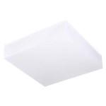 Ficha técnica e caractérísticas do produto Plafon 4 Lâmpadas Branco Plástico Valência Tualux