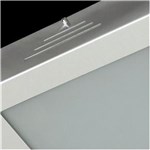Ficha técnica e caractérísticas do produto Plafon Evolution Aluminio e Vidro PEQ 061 Escovado Branco Pantoja & Carmona - Bivolt - Bivolt