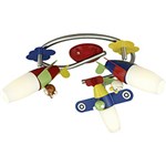 Ficha técnica e caractérísticas do produto Plafon Infantil Siro Redondo 25,5cm Colorido - Eglo