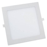 Ficha técnica e caractérísticas do produto Plafon Led de Embutir 18w Quadrado 22x22 Branco Frio - Cl