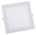 Ficha técnica e caractérísticas do produto Plafon Led de Embutir 18w Quadrado 22x22 Branco Frio - CL