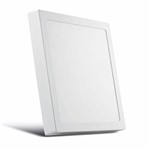 Ficha técnica e caractérísticas do produto Plafon Led de Sobrepor 12W Quadrado 17x17 Branco Quente - Cl