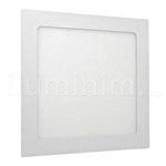 Ficha técnica e caractérísticas do produto Plafon Led Luminaria Embutir 18w Slim Quadrado Branco Quente