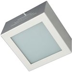Ficha técnica e caractérísticas do produto Plafons Escovado Vidro Branco 4,L60W