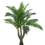 Ficha técnica e caractérísticas do produto Planta Artificial Árvore Palmeira Verde 1,25m