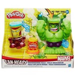 Ficha técnica e caractérísticas do produto Play-Doh Hulk Esmagador Hasbro com Homem de Ferro - B0308