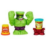 Ficha técnica e caractérísticas do produto Play-Doh Hulk Esmagador Hasbro com Homem de Ferro