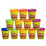 Play-Doh Refil 12 Potes Massinha de Modelar - Hasbro