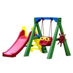 Ficha técnica e caractérísticas do produto Playground com Balanço e Escorregador para Bebê Baby Play - Freso