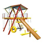 Ficha técnica e caractérísticas do produto Playground de Madeira Grande - Mundo da Criança