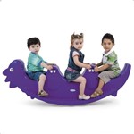 Ficha técnica e caractérísticas do produto Playground Gangorra Dinossauro Roxo Plástico 9654 Xalingo