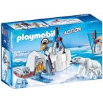 Ficha técnica e caractérísticas do produto Playmobil 9056 Exploradores Artico com Urso Polar