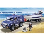 Ficha técnica e caractérísticas do produto Playmobil Caminhão de Policial com Lancha Sunny