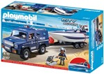 Ficha técnica e caractérísticas do produto Playmobil Caminhão Policial com Lancha - Sunny