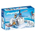 Ficha técnica e caractérísticas do produto Playmobil Expedição Ártica Sunny - Exploradores Árticos com Urso Polar - 5 Peças