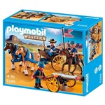Ficha técnica e caractérísticas do produto Playmobil - Western - Cavalaria com Canhão - 5249 - Sunny