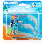Ficha técnica e caractérísticas do produto Playmobill Especiais com Blister Praia 2 Golfinhos - Sunny