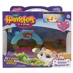 Ficha técnica e caractérísticas do produto Playset Casa Hamster com Figura - Hamsters In a House - Lar Doce Lar - Azul e Amarelo - Candide