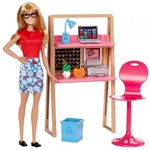 Ficha técnica e caractérísticas do produto Playset e Boneca Barbie - Barbie Móveis e Acessórios - Escritório - Mattel